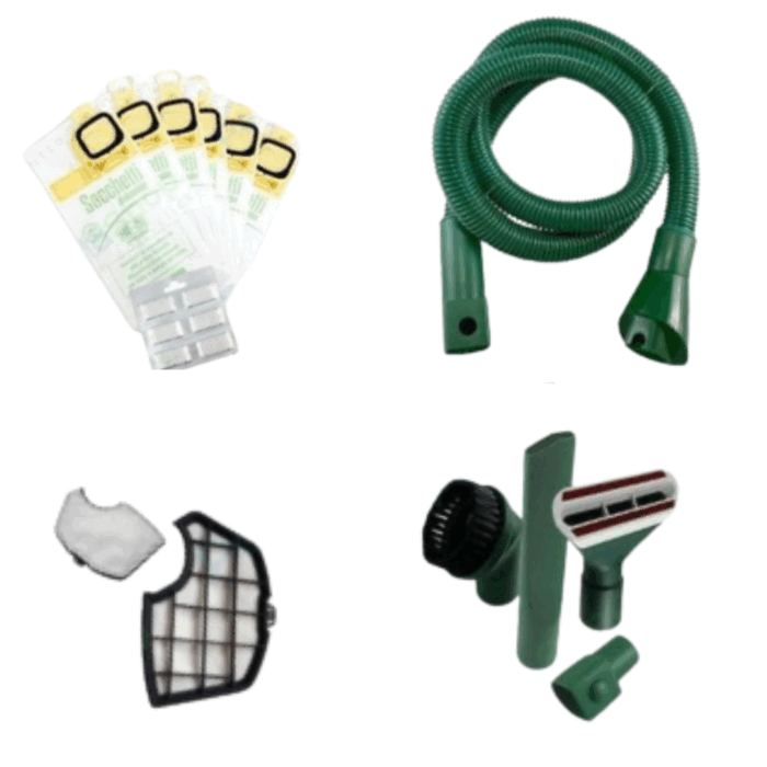 Vorwerk Folletto Vk140 Rigenerata 1 Anno Di Garanzia + Kit Accessori