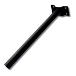 Staffa a Muro Per Lampione Led Stradale da 45 cm Nera