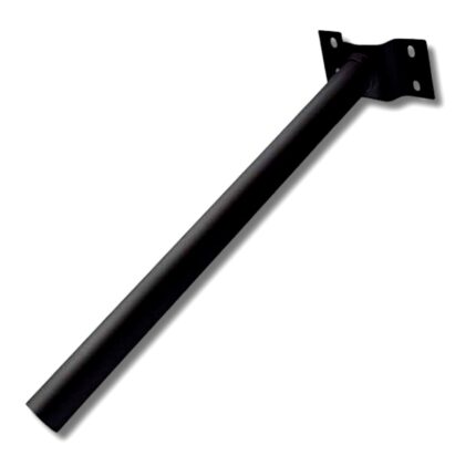 Staffa a Muro Per Lampione Led Stradale da 45 cm Nera