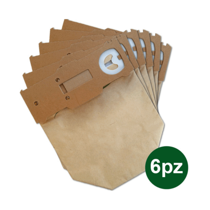 Kit 6 Sacchetti Aspirapolvere Folletto VK130 - VK131 | Ricambio Compatibile Top Quality