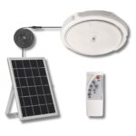 Plafoniera Con Pannello Solare 400w Crepuscolare 6500K