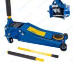 Sollevatore Crick Auto 4T Idraulico – Carrello Professionale con Ruote Bidirezionali e Cuscinetti