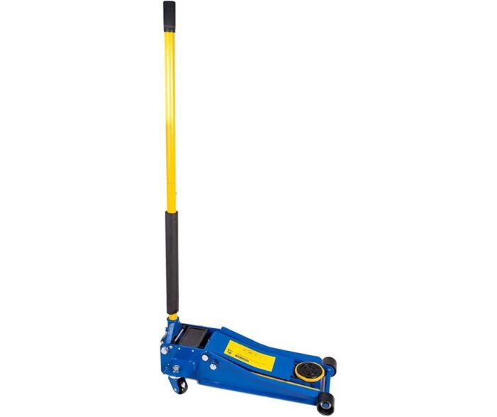 Sollevatore Crick Auto 4T Idraulico – Carrello Professionale con Ruote Bidirezionali e Cuscinetti