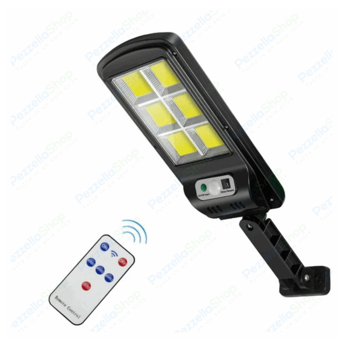 Kit 4 Lampioni Faretti Con Pannello Solare Led Sensore Di Movimento Crepuscolare Esterno