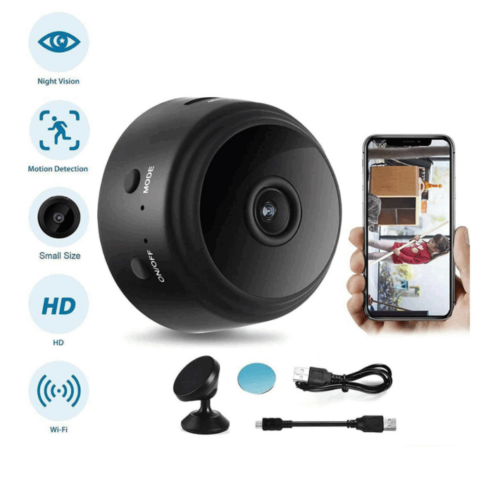 Mini Telecamera Spia Wifi HD Wireless e Ingresso Micro SD