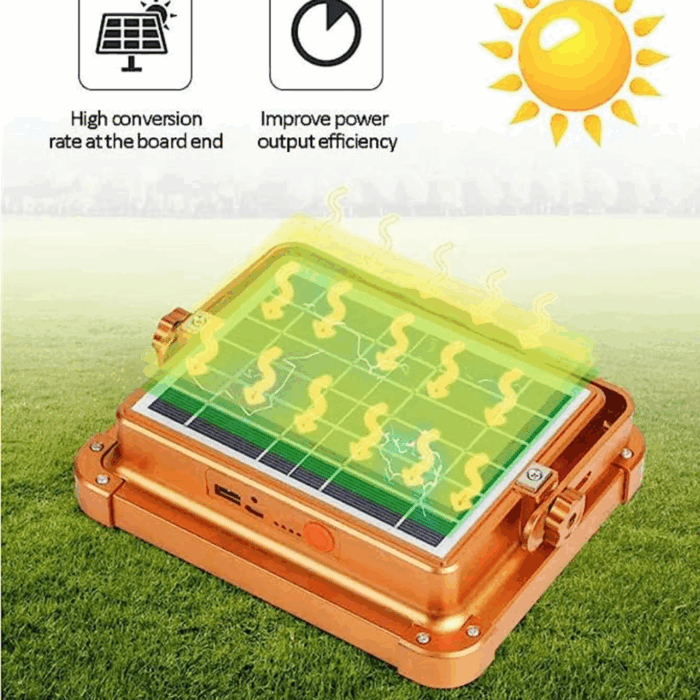 Faro Led Solare Ricaricabile Da Lavoro 120w ,Luce Fredda e Calda RGB , Power bank