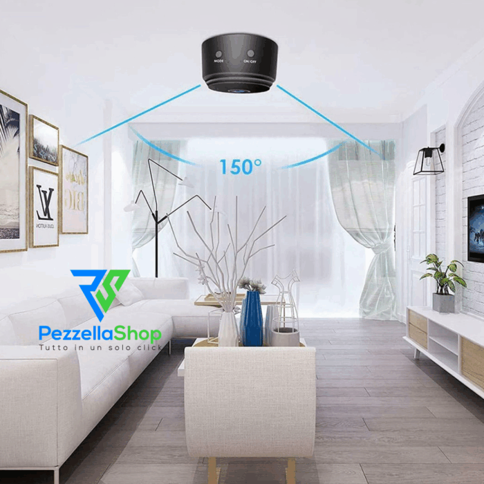 Mini Telecamera Spia Wifi HD Wireless e Ingresso Micro SD