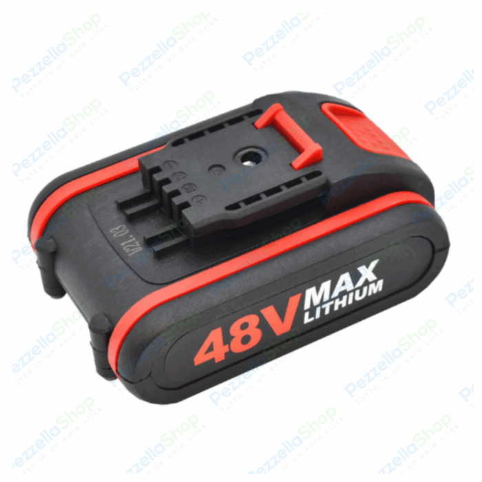 Batteria Litio Ricambio 48V per Motosega, Smerigliatrice, Forbici elettriche