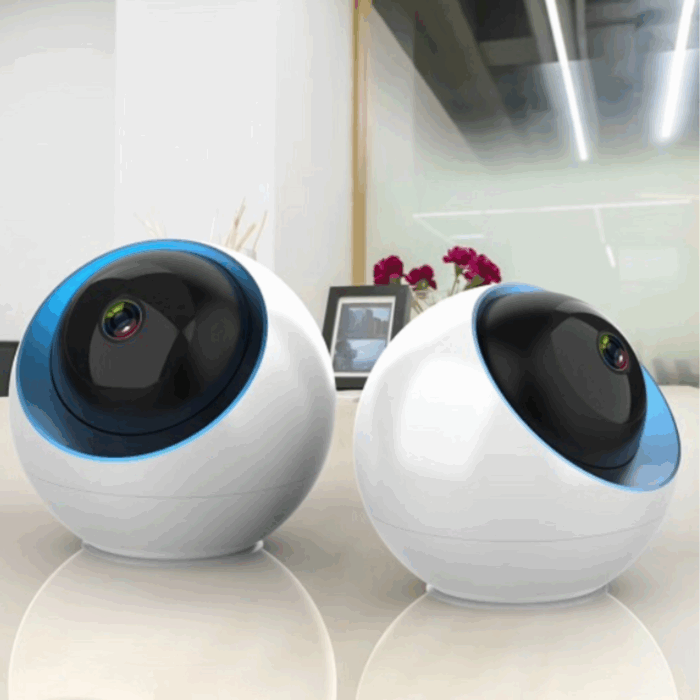 Telecamera Sferica Wireless 1080P | Videosorveglianza WiFi IP 355° | Sicurezza Smart
