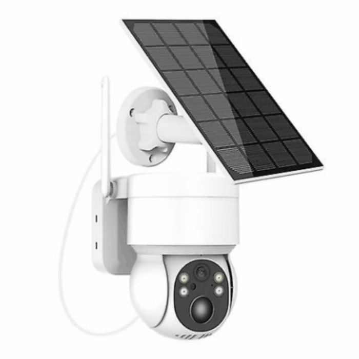 Telecamera Pannello Solare WiFi IP66 Wireless 1080p Pir Rilevamento Umano