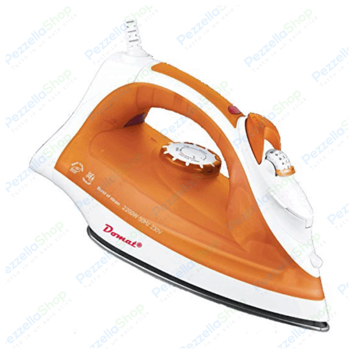 Ferro Da Stiro 2200W Funzione Spray Vapore Piastra Acciaio Inox Autopulente
