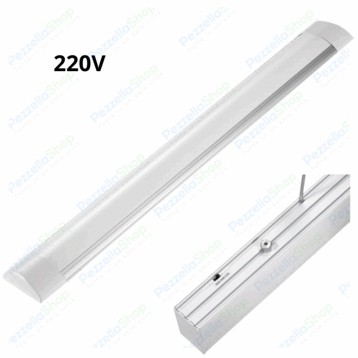 Lampada Soffitto 150cm 72W Plafoniera Lineare Led Neon