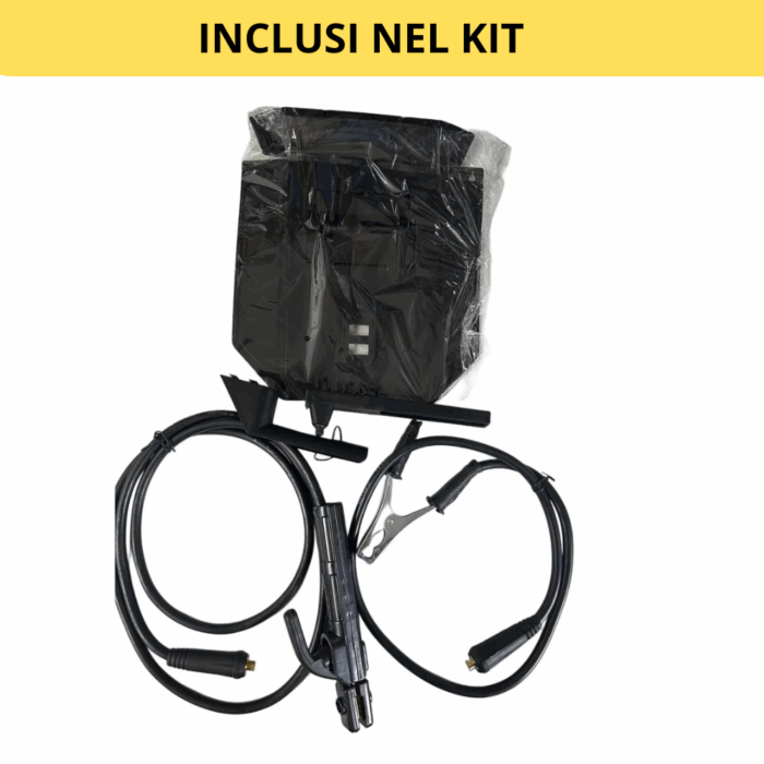 Saldatrice Inverter 600A ad Elettrodo 1.6-3.2mm IGBT con Accessori e Valigetta