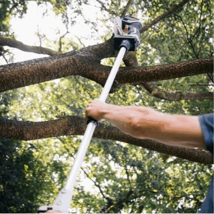 Asta Telescopica Allungabile 230cm a Batteria per Motoseghe, Cesoie, Tagliarami