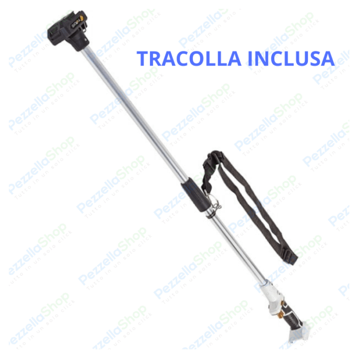 Asta Telescopica Allungabile 230cm a Batteria per Motoseghe, Cesoie, Tagliarami