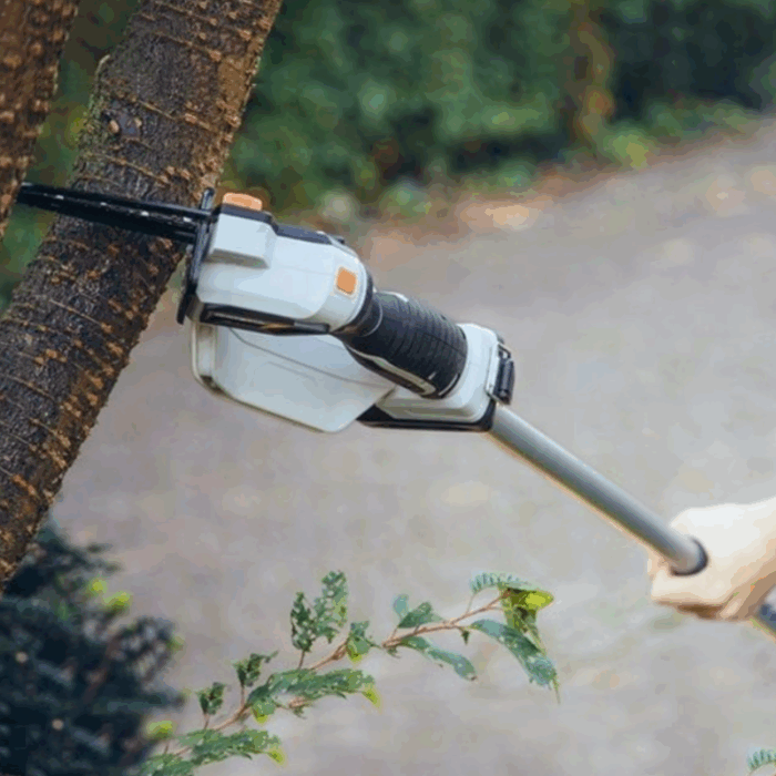Asta Telescopica Allungabile 230cm a Batteria per Motoseghe, Cesoie, Tagliarami