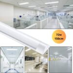 Lampada Soffitto 150cm 72W Plafoniera Lineare Led Neon
