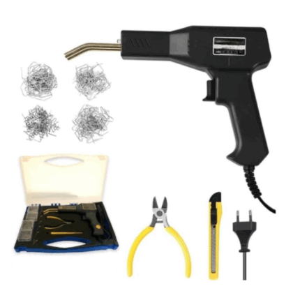 Kit 500 pz Graffette Punti Metallici per Pistola Saldatrice Plastica 0.8mm Riparazione Auto