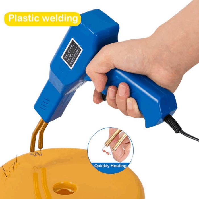 Kit Pistola Saldatrice Saldatura 50W Plastica Riparazione Paraurti Auto 200pz