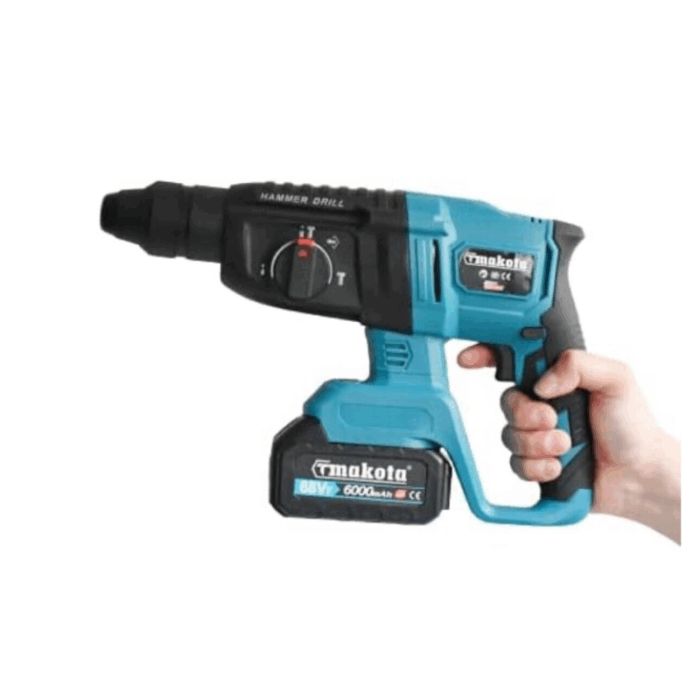 Kit 5 in 1 Doppia Batteria 88V con Trapano, Avvitatore ad Impulsi, Smeragliatrice Angolare, Martello Tassellatore, Torcia con Valigetta