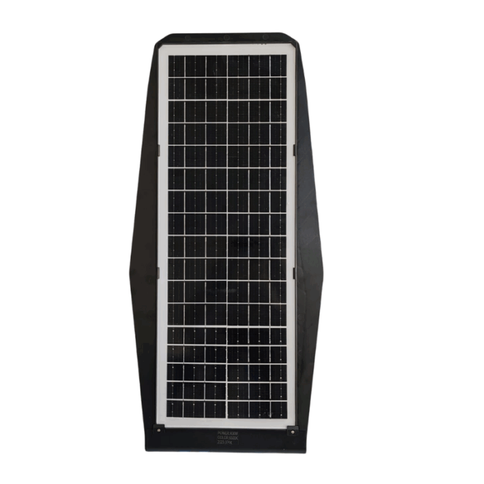 Lampione Solare 1000W con Telecamera IP Incorporata Wi-Fi, Sensore Crepuscolare e Movimento, Controllo Remoto IP66