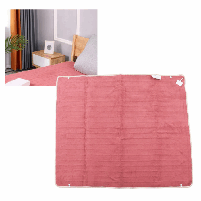 Coperta Riscaldante Elettrica 150x180cm Plaid con Telecomando 220V 50Hz