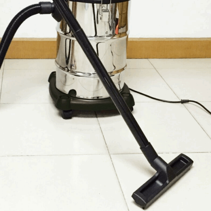 Bidone Aspirapolvere Aspiracenere 1200W Serbatoio 30 Litri Cavo 3m per Solidi e Liquidi
