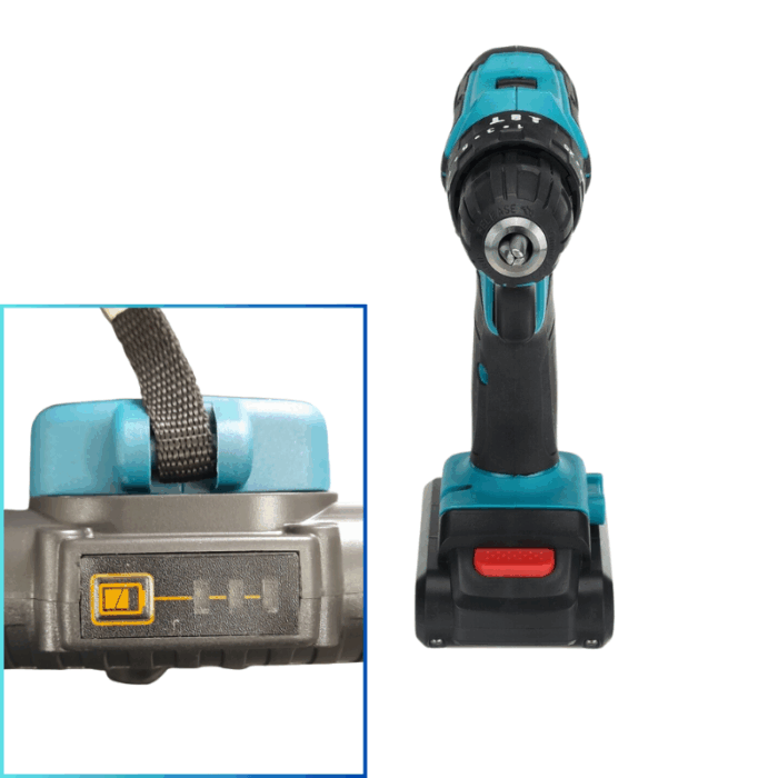 Trapano Avvitatore a Percussione a Batteria 88V con Accessori