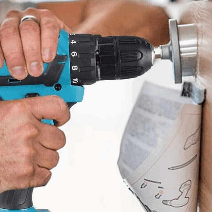 Trapano Avvitatore a Percussione a Batteria 88V con Accessori