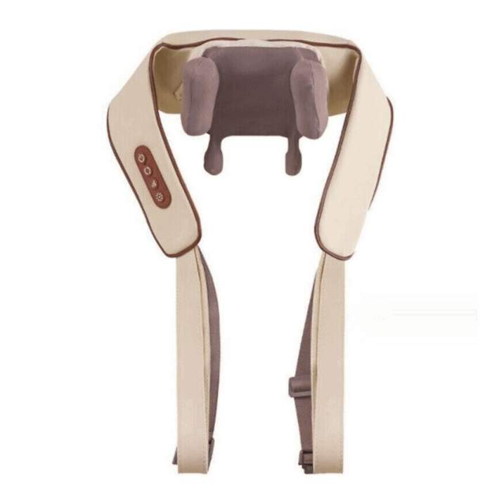Massaggiatore Cervicale e Spalle Shiatsu – Con Calore 3D, Valvole Rotanti per Schiena, Gambe e Glutei