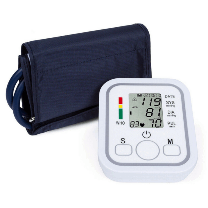 Misuratore Elettrico di Pressione da Braccio | Monitoraggio Digitale su Polso con Display LCD