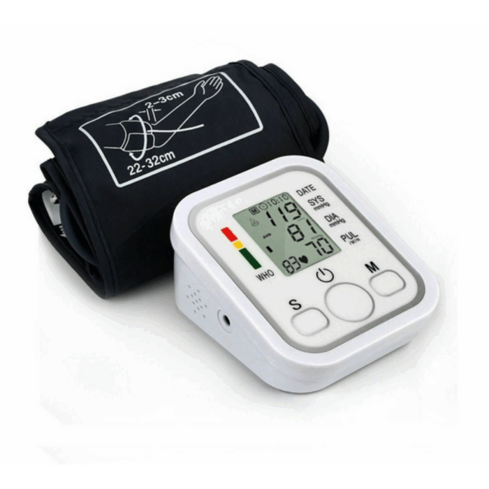 Misuratore Elettrico di Pressione da Braccio | Monitoraggio Digitale su Polso con Display LCD