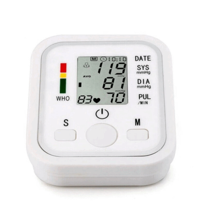 Misuratore Elettrico di Pressione da Braccio | Monitoraggio Digitale su Polso con Display LCD