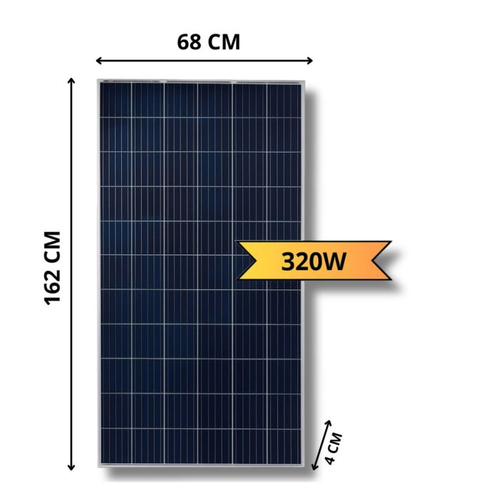 Pannello Fotovoltaico 320W Solare Monocristallino 12V per Baite, Camper e Impianti Off-grid Produci energia pulita e rinnovabile ovunque ti trovi con questo pannello solare monocristallino da 320W, progettato per garantire massima efficienza e durata. Perfetto per installazioni su baite, camper, villette, casette indipendenti o impianti off-grid, è compatibile con sistemi a 12V. Vantaggi principali Tecnologia monocristallina ad alta efficienza Potenza nominale 320W – Ottima resa anche in condizioni di luce non diretta Ideale per camper, baite, sistemi isolati o di backup Struttura robusta con cornice in alluminio e vetro temperato Facile da installare in verticale o orizzontale Ottimizzato per batterie 12V (piombo, AGM, gel o litio) Compatibile con regolatori di carica e inverter da 12V Resistente agli agenti atmosferici e agli sbalzi di temperatura Scheda tecnica Caratteristica Valore Tecnologia Silicio Monocristallino Potenza Massima (Pmax) 320W Tensione alla massima potenza (Vmp) 18V Corrente alla massima potenza (Imp) 12,55A Corrente di cortocircuito (ISC) 11.11A Potenza fusibile consigliata 15A Tensione di sistema 12V Peso 12 kg Dimensioni pannello 162 x 68 x 4 cm circa Contenuto confezione 1 pannello solare da 320W monocristallino Ordina ora su Pezzellashop Affidati alla qualità e all’efficienza del nostro Pannello Solare 320W Monocristallino per rendere la tua casa o il tuo impianto energeticamente indipendente. Perfetto per ogni esigenza off-grid, ordinabile oggi su Pezzellashop con spedizione gratuita e pagamento alla consegna.