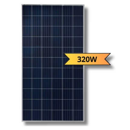 CARATTERISTICHE: Tecnologia: Silicio Monocristallino Modello: 320 W Peso: 12 kg Potenza massima (Pmax): 320W Potenza max di tensione (Vmp): 18V Potenza max di corrente (Imp):12,55A Corrente di cortocircuito (ISC):11.11A MISURE PANNELLO: 162 x 68 x 4cm circaa Potenza del fusibile di serie: 15A