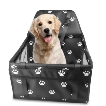 Trasportino Borsa per Animali per Seggiolino Auto, Pieghevole, Cinture di Sicurezza, Lavabile, Cane, Gatto