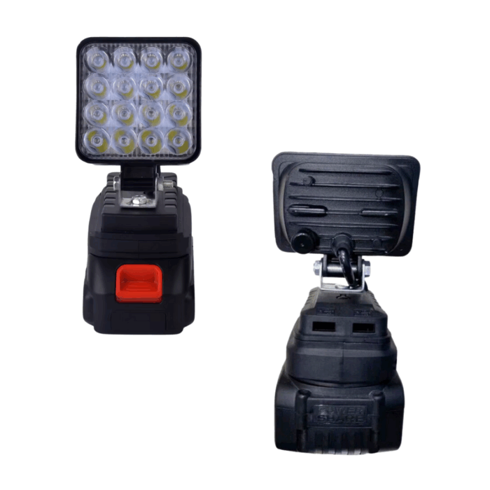 Torcia da Lavoro a Batteria, Luce LED Emergenza, Cordless Portatile, Luce Bianca