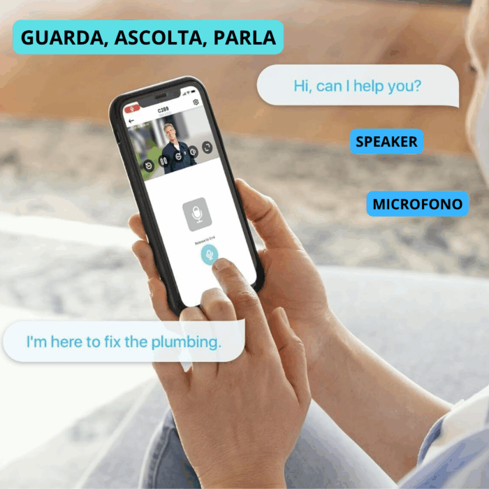 Kit 8 Telecamere Wi-Fi Motorizzate 360°| Videosorveglianza Infrarossi Audio