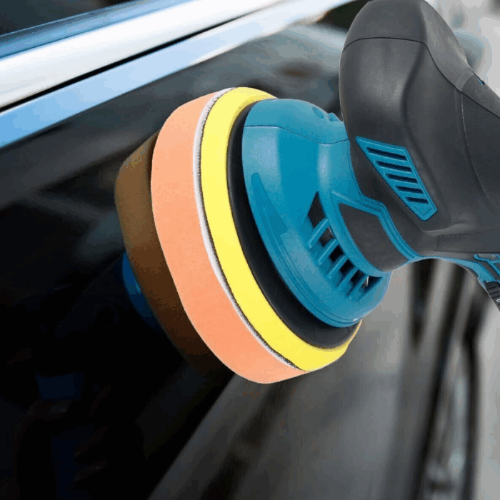 Lucidatrice Doppia Batteria 18V Levigatrice per Auto 6 Velocità con Accessori