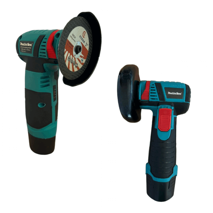 Kit Trapano Avvitatore + Smerigliatrice Flex con 2 Batterie 48V 2AH 4 Dischi 76mm