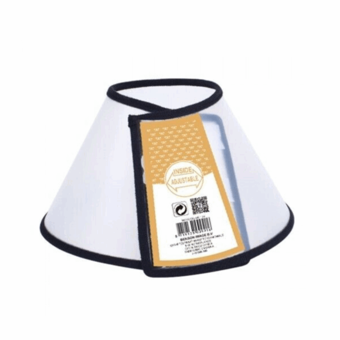 Collare Elisabettiano PVC Taglia Piccola 17-32cm per Cani e Gatti, Trasparente Anti-Morso