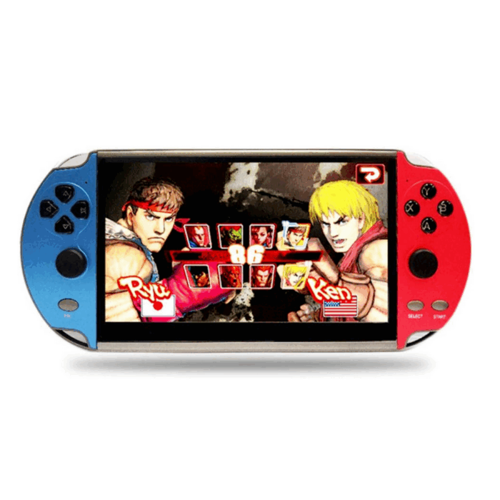 X7 Console di Gioco Doppio Joystick 5,1 Pollici | Gameboy con Schermo HD, Portatile USB