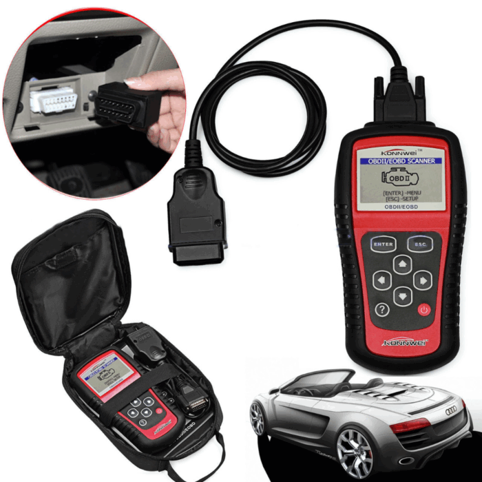 Lettore Codice Diagnostico OBDII/EOBD Scanner Strumento d'Analisi, Diagnosi Guasti Auto