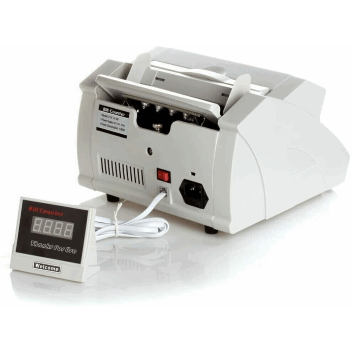 Conta Banconote Professionale Rilevatore Soldi Falsi, Bill Counter Display LED 1000 Banconote/Minuto