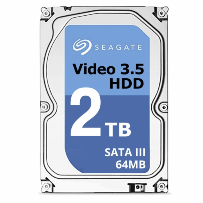 Hard Disk 2TB Video HDD 5900U/Min 64MB SATA III 3.5'' Pollici 2000Gb