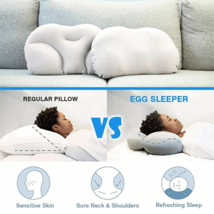 Cuscino Ortopedico per Cervicale, Emicranie, Dolori Muscolari Morbido in Memory Foam Micro-Sfere