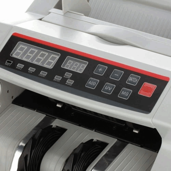 Conta Banconote Professionale Rilevatore Soldi Falsi, Bill Counter Display LED 1000 Banconote/Minuto