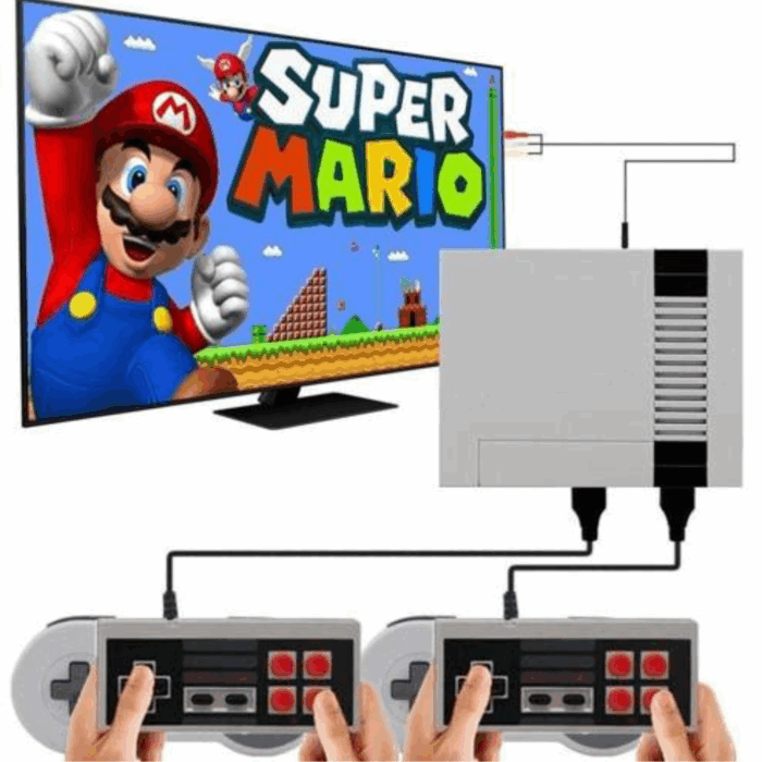 Mini Console 620 Giochi Retrò Classic Game 2 Controller TV Videogiochi