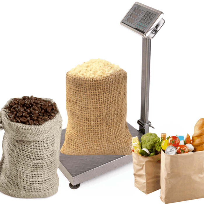 Bilancia Industriale 300Kg da Terra | Piattaforma Display Digitale Pieghevole Portatile