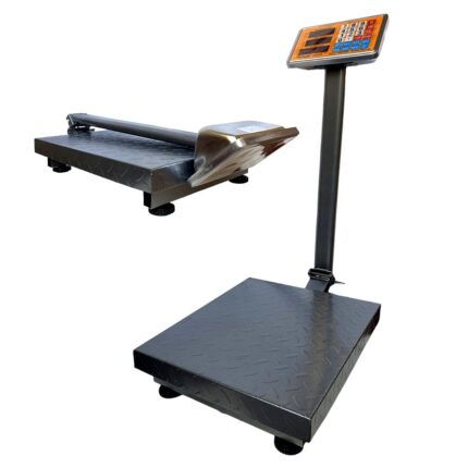 Bilancia Industriale 300Kg da Terra Piattaforma Display Digitale Pieghevole Portatile